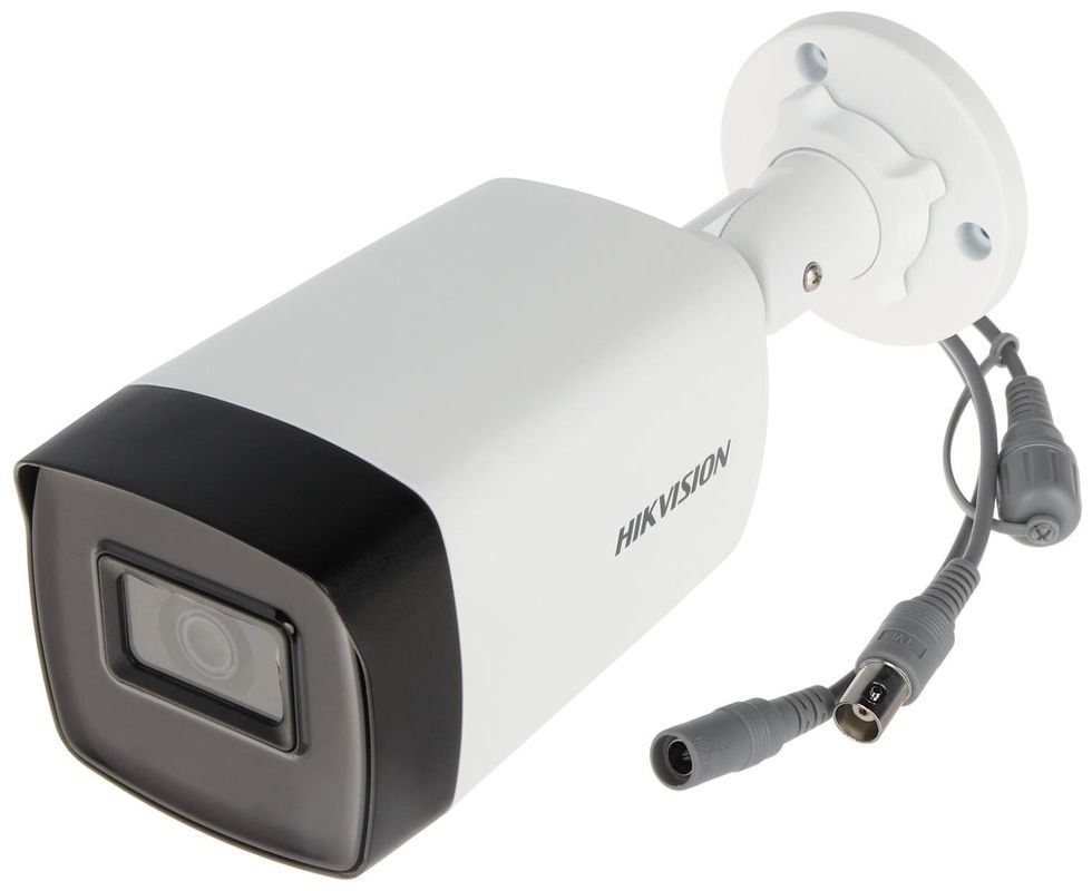 Camera de exterior, 5MP, lentila 3.6 mm, IR 80m, Hikvision, DS-2CE17H0T-IT5F(C)