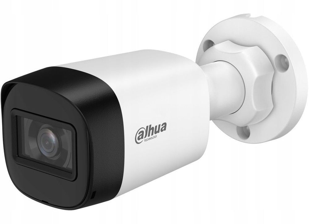 Camera de exterior Dahua HAC-HFW1500RL-0280B-S3, 5 MP, 2.8 mm, CVI, CVBS, AHD, TVI, Starlight, Smart IR 30 m, 3DNR, IP67, 12V, plastic