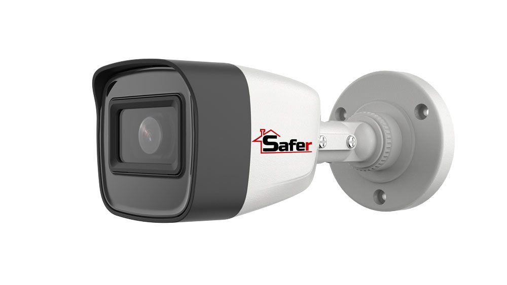 Camera de exterior Safer, 5 Megapixeli, 4 in 1, microfon, Audio prin Coaxial, IR 30M, SAF-PRO-BM5MP20F28-S