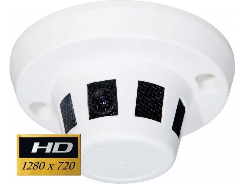 Camera de supraveghere HDCVI ascunsa in detector de fum