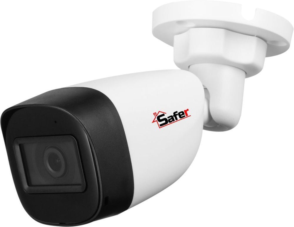 Camera de supraveghere Bullet STARLIGHT, 5MP, Lentila 2.8 mm, IR 30 metri, Microfon, Safer SAF-BP5MP20F28-A
