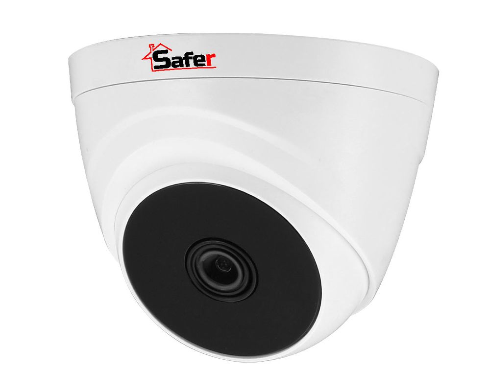 Camera de supraveghere Dome, 2MP Full HD, Smart IR 20m, lentila 2.8mm, Safer SAF-DP2MP20F28(C)