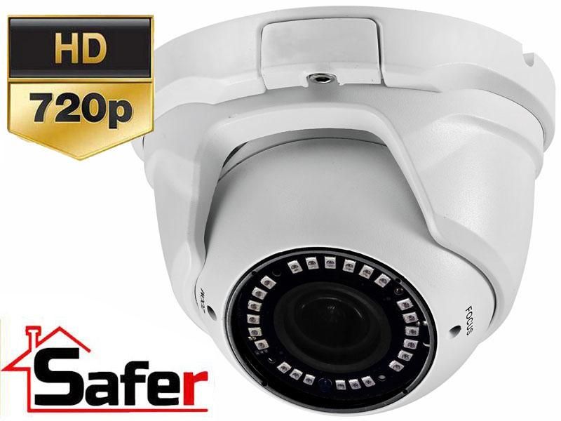 Camera dome 1 megapixel varifocala 2,8-12 mm, IR 30 metri, 4 in 1 Safer