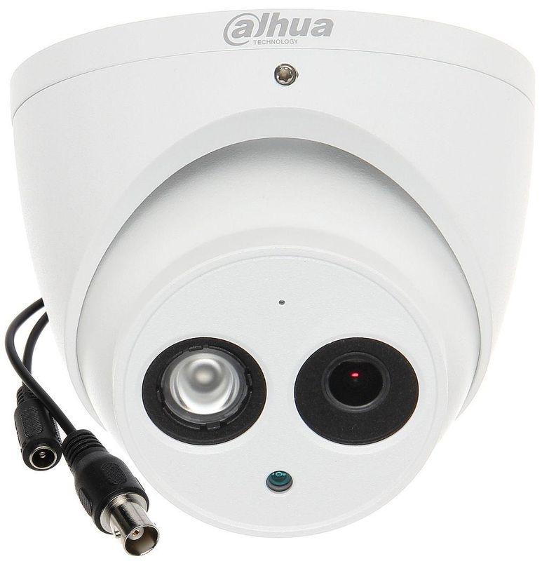 Camera dome 2K cu audio prin HDCVI, lentila 2.8mm, IR 50 metri, HAC-HDW1400EM-A-28