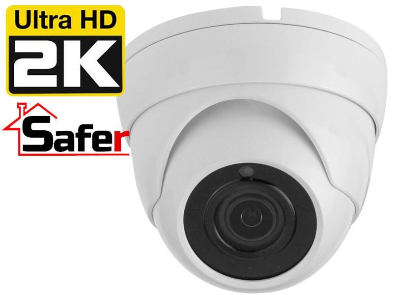Camera dome AHD 4MP (2K), IR 20 metri Safer SAF-2.8FHD4MPSH20
