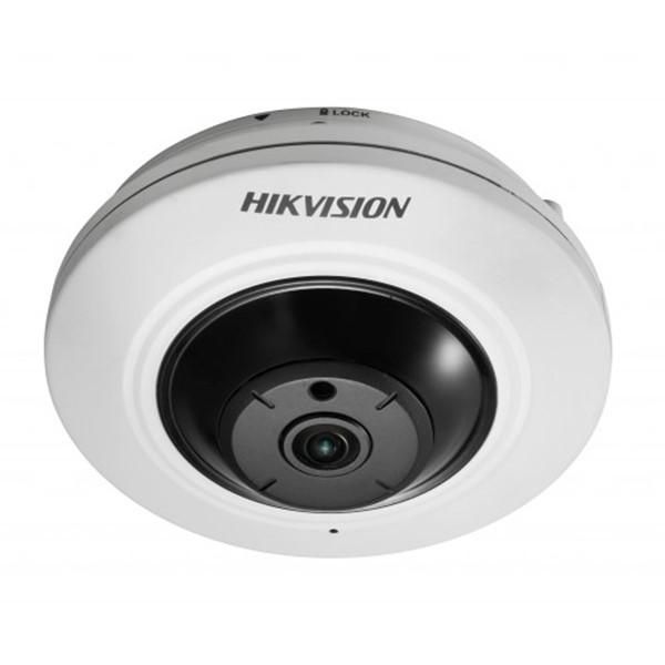 Camera dome 5 MP lentila fisheye si microfon Hikvision DS-2CC52H1T-FITS