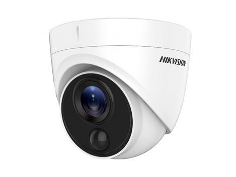 Camera dome interior, rezolutie 5MP, lentila 2.8mm, senzor PIR & alarma vizuala, DS-2CE71H0T-PIRL28
