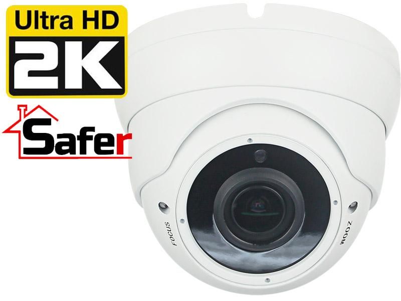 Camera dome varifocala 4 MP IR 30 Safer SAF-FHD4MPSHT30