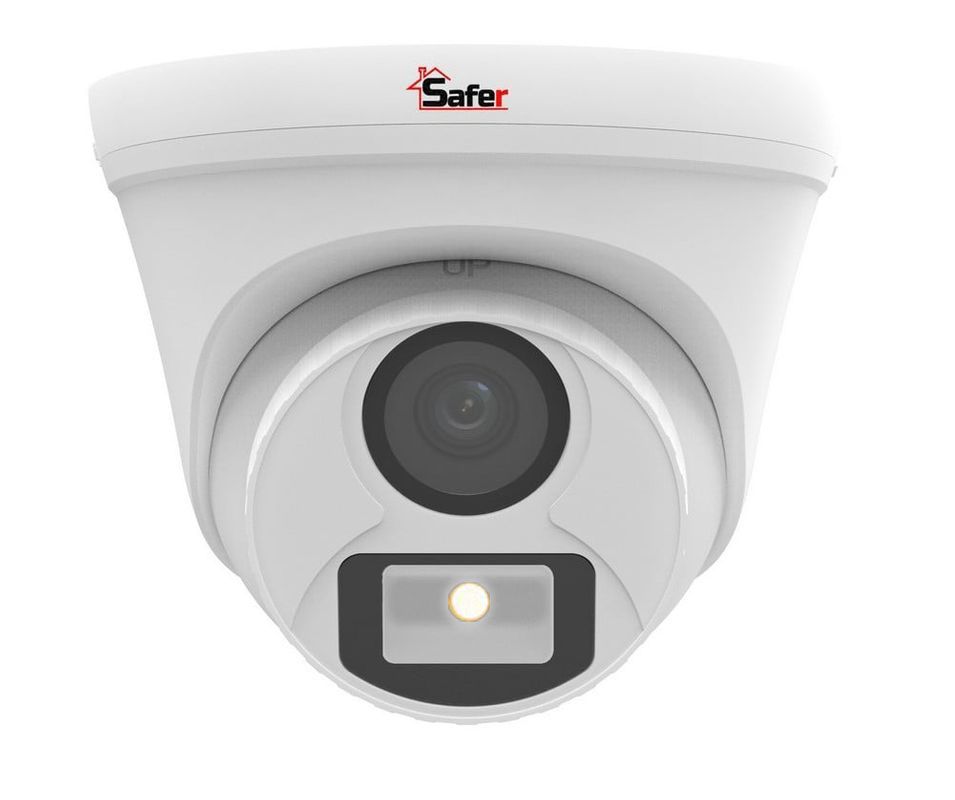 [RESIGILAT] Camera Full Color pentru interior, 2K 5MP, 2.8mm, Iluminare LED 20m, IP67, Safer SAF-DP5MP20F28-LED(U)-R