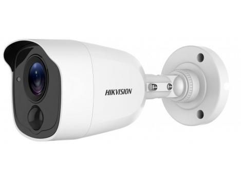 Camera exterior, 5MP, lentila 3.6mm, senzor PIR & alarma vizuala, iesire alarma, IR 20M DS-2CE11H0T-PIRLPO