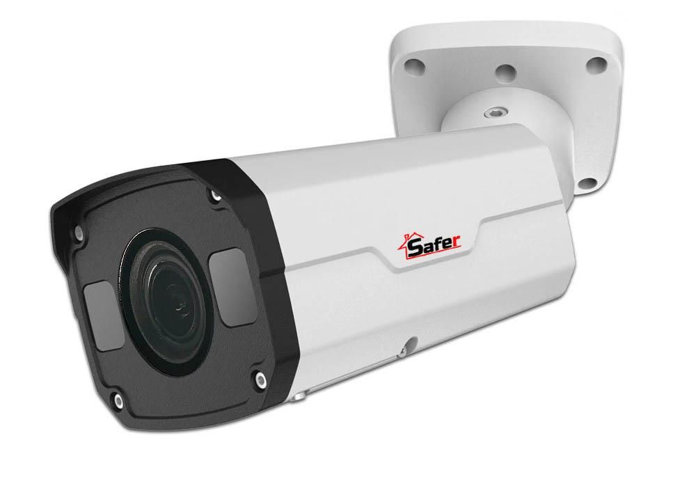 Camera IP 4 MP, lentila varifocala 2.8-12mm, IR 40 M, IP 67, MicroSD, metal, SAFER, SAF-IPCBM4MP40V