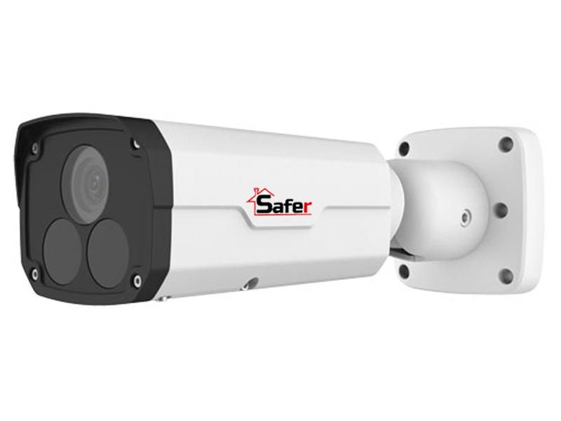 Camera IP 4 MP, slot card SD, IR 60 M, lentila 4mm, IP 67, IK10, DORI, PoE, metal, SAFER
