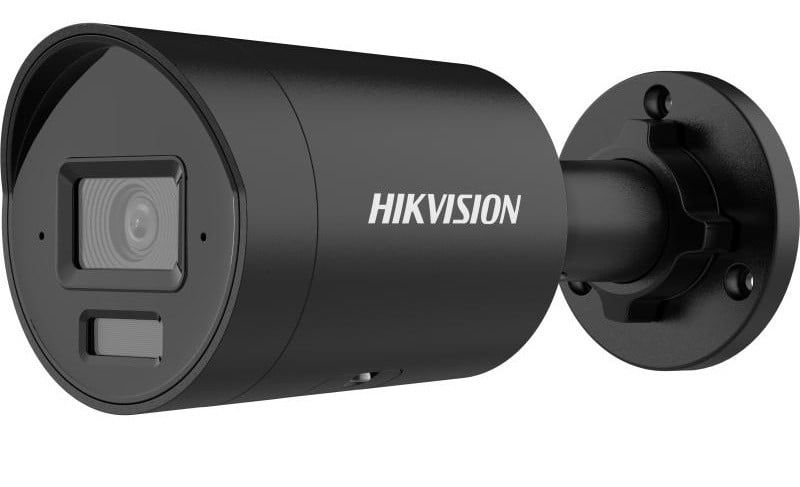 Camera IP bullet exterior Hikvision, 4MP, AcuSense, Smart Hybrid Light IR 40m, microfon, WDR 120dB, IP67, 2.8mm, negru, DS-2CD2043G2-LI2U(2.8mm)/BK