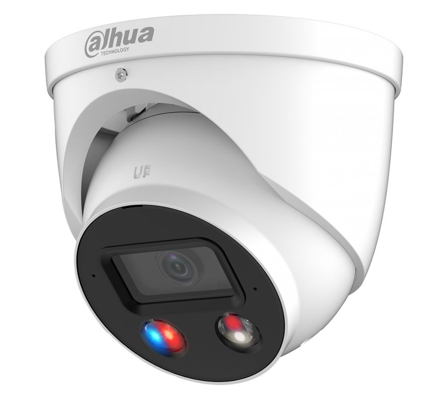 Camera IP Dahua cu alarma acustica si optica, TIOC, 5MP 2K+, 2.8mm, Dual Illumination, Microfon si Difuzor, PoE, WizSense, IPC-HDW3549H-AS-PV-0280B-S3