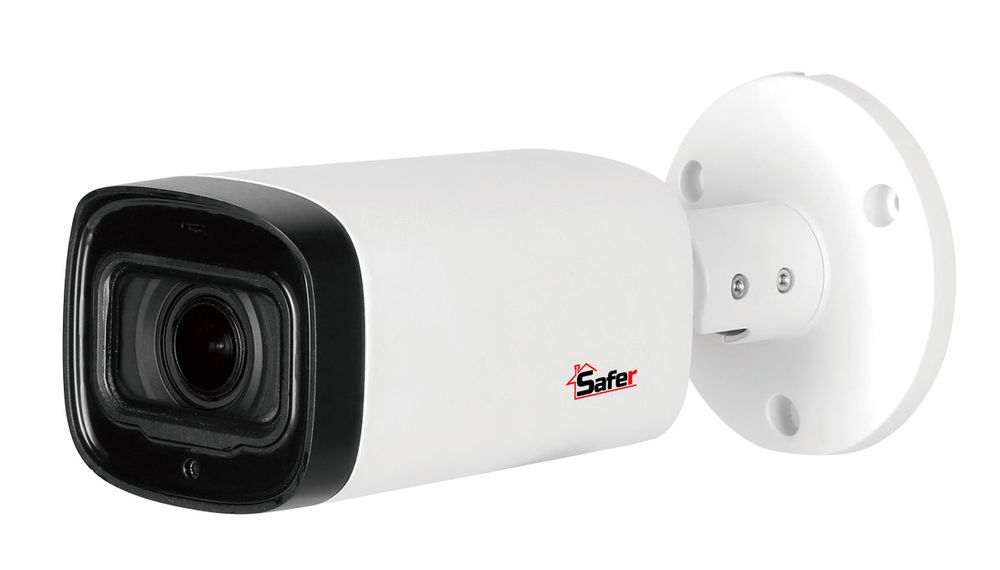Camera de supraveghere Bullet, Full HD 2MP, Lentila motorizata varifocala, IR 60m, Microfon, IP67, Safer SAF-BM2MP60VZ-A