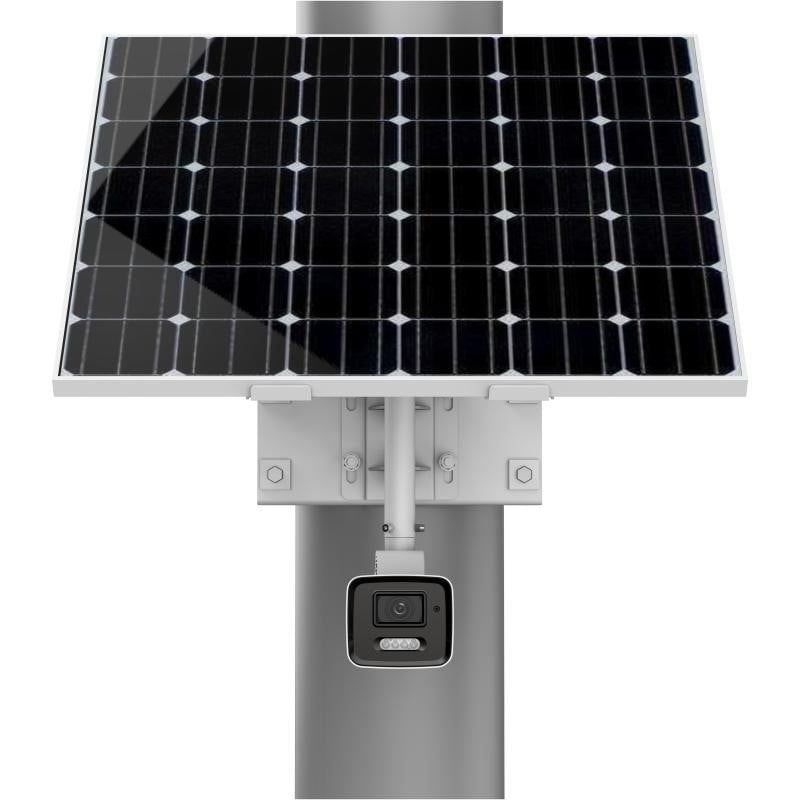 Camera supraveghere 4G cu panou solar si baterie Hikvision DS-2XS6A47G1-LS/C36S80, 4 MP, ColorVu, AcuSense, WDR 130 dB, LED alb 30m, slot microSD si eMMC 64GB, IP67