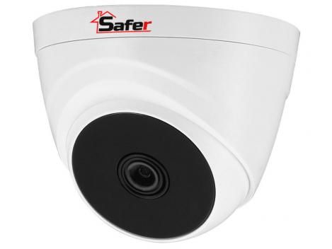 Pachet 6 x Camera supraveghere 2 Megapixeli, dome, IR 20 metri, 2.8mm, Safer, SAF-DM2MP20F28P