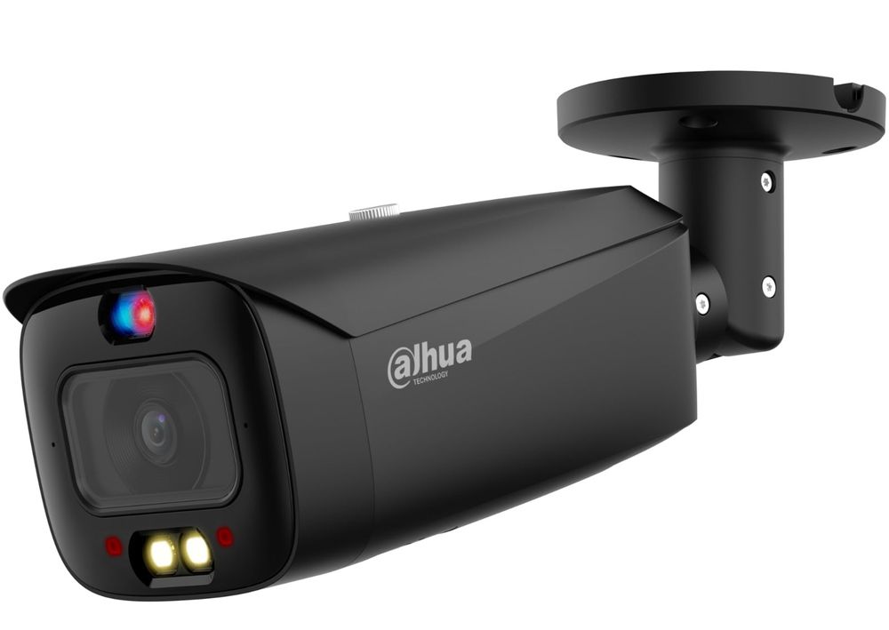 Camera supraveghere exterior Dahua IPC-HFW3849T1-AS-PV-0360B-S5-BK, 8MP, WizSense, IR+LED 30m, detectie AI, 3.6mm, AcuPick, audio bidirectional, IP67