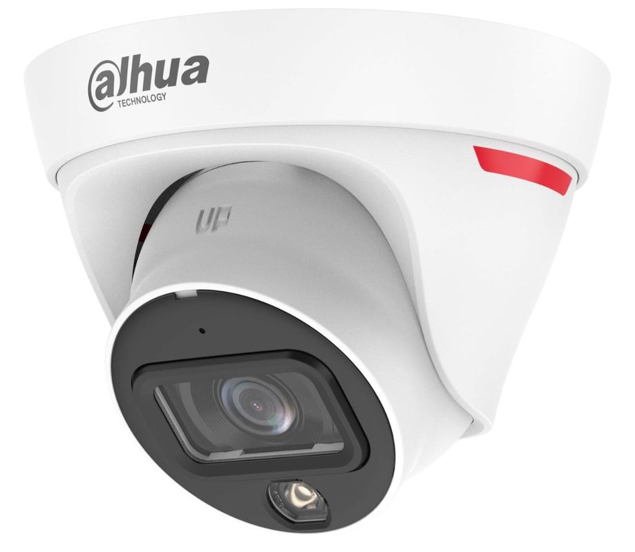 Camera supraveghere Dahua IPC-HDW1239T1-A-LED-28-PRO, 2MP, WizColor Lite, lentila 2.8mm, iluminare calda 20m, PoE, microfon, detectie AI, IP67