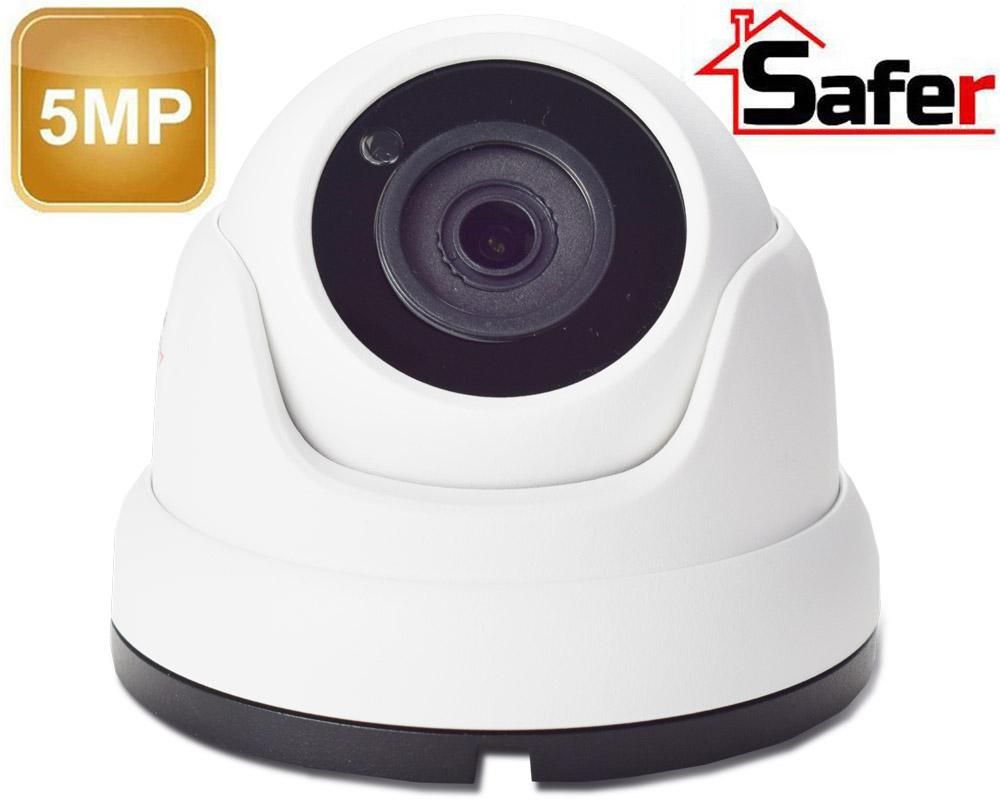 Camera supraveghere dome 5 MP, 3,6 mm, IR 20 metri, Safer