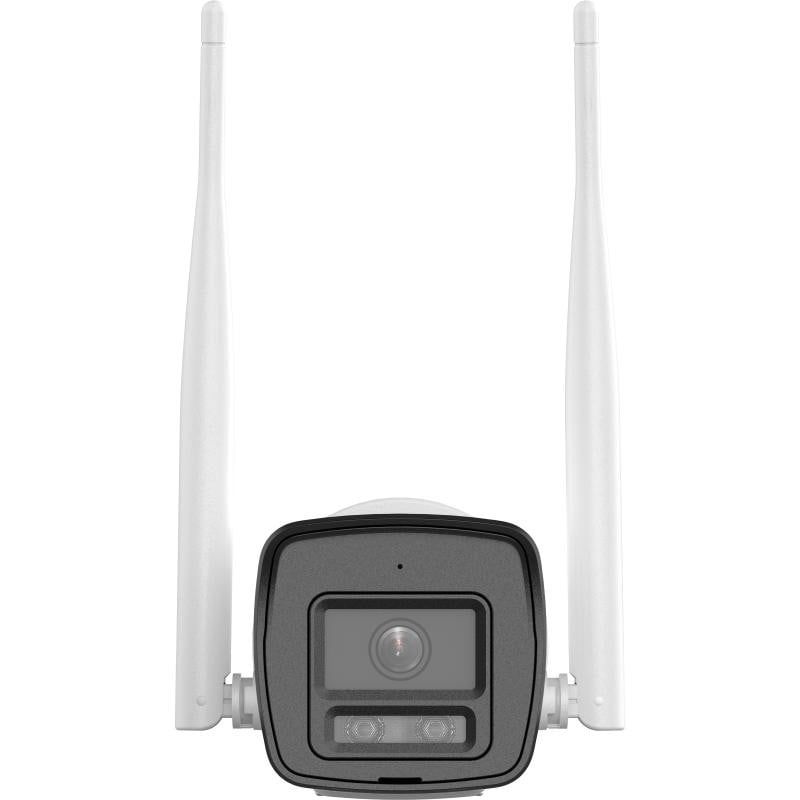 Camera supraveghere wireless exterior HiLook, 4 MP, Wi-Fi 6, IR+WL 30m, audio bidirectional, detectie AI, IP66, 2.8mm, IPC-B140HA-LDF/W 2.8mm(B)