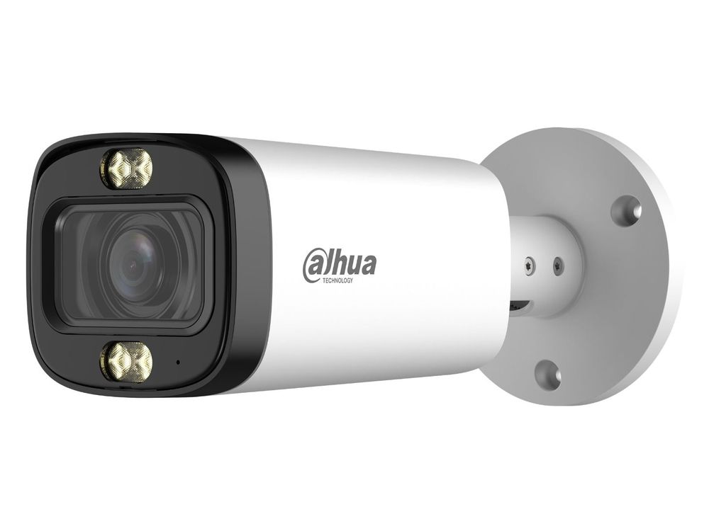 Camera supraveghere exterior Dahua HDCVI HAC-HFW1801R-Z-IL-A, 4K, lentila motorizata 2.7-13.5mm, IR 80m, lumina alba 60 m, microfon, WDR, IP67