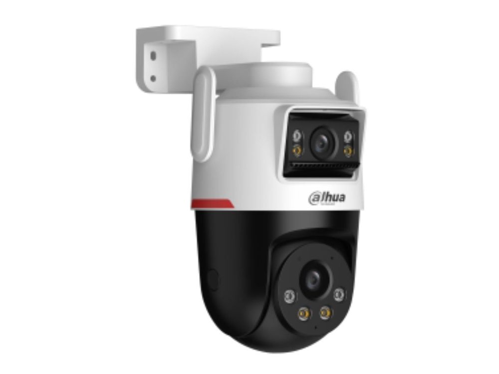 Camera supraveghere exterior Dahua P3D-3F-PV-P-0280B/0600B-PRO, 3+3MP, WizColor, Wi-Fi 6, rotire si inclinare, PoE, detectie AI, audio, IP66