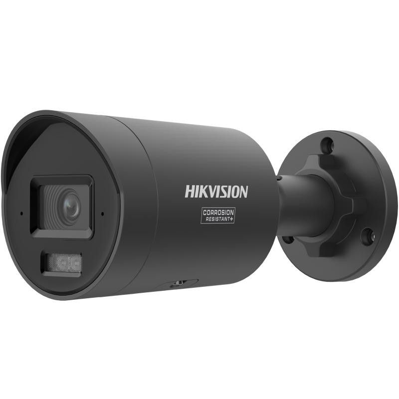 Camera IP exterior Hikvision DS-2CD2087G3-LI2UY-2.8mm-BLACK, 8 MP 4K , Smart Hybrid Light, ColorVu, detectie AI, audio, IP67, anti-coroziune