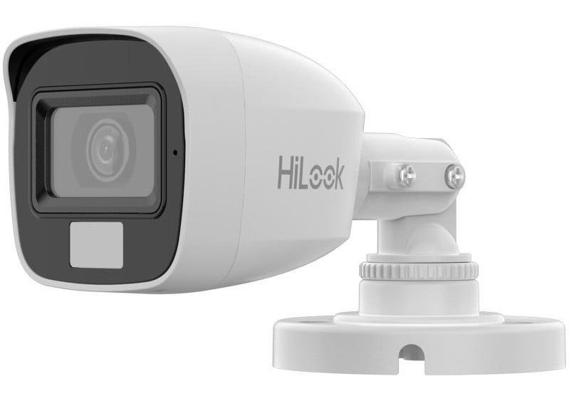 Camera supraveghere exterior HiLook THC-B127-LMS 2.8mm, 2MP, IR, audio coaxial, 2.8mm, Smart-Hybrid Light, IP66