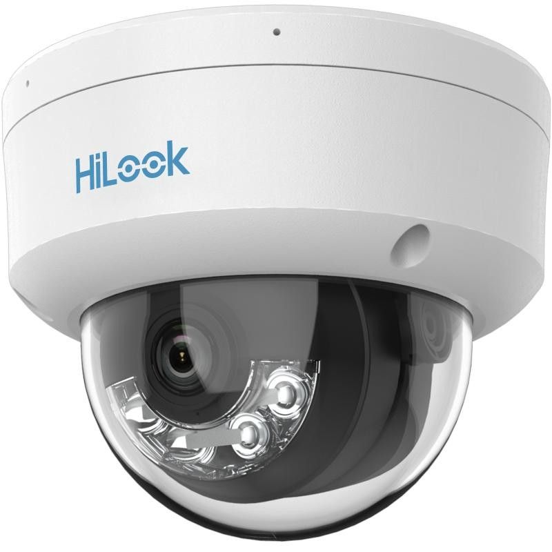 Camera supraveghere IP HiLook IPC-D169HAA-LU 2.8mm, 6 MP, ColorVu, HikAI-ISP, microfon, Smart Hybrid Light, IP67, IK08