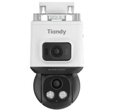 Camera wireless Tiandy, 4MP, Wi-Fi, 2.8 + 6mm, rotire si inclinare, audio bidirectional, detectie AI, IR 50m, alarma, IP65, TC-H383C 8DA-286