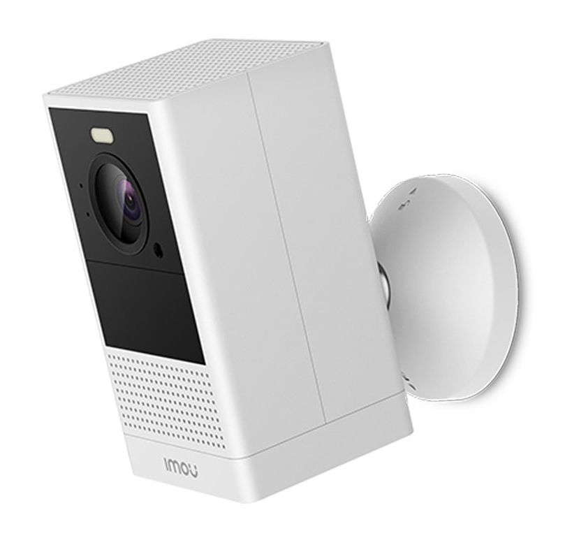 Camera de supraveghere IP, Cell 2, Wireless, cu baterii, 4MP, Full Color, lentila 2.8mm, Detectie PIR, Alarma, microfon si difuzor, microSD, IP65, IMOU IPC-B46LP-White