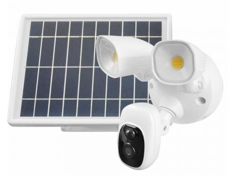 Camera wireless cu panou solar si iluminare led, 1000 lumeni, FULL HD, IP66, RH-FC1