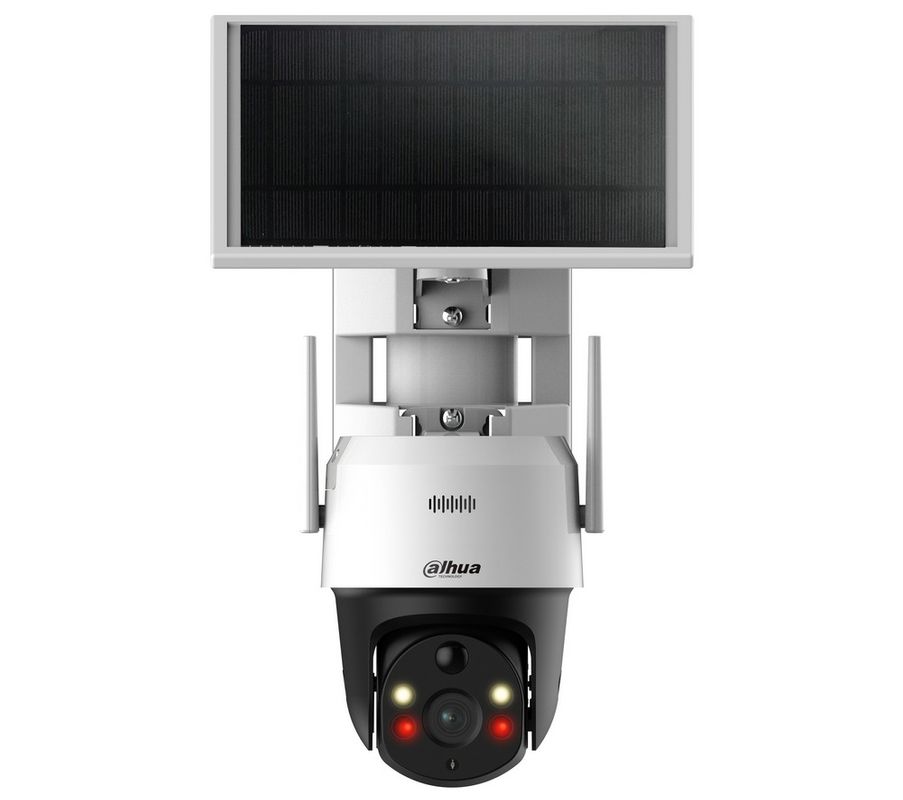 Camera 4G cu panou solar si baterie 10000mAh, 4MP 2K, Iluminare Duala 30m, PIR, Alarma, Microfon, Difuzor, Dahua SD2A400H1B1-GN-AGQ-PV