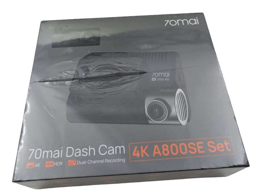 [RESIGILAT] Set camera auto fata/spate 70Mai Dash Cam A800SE-1-4G-R1, conexiune 4G, camera fata 4K, slot microSD