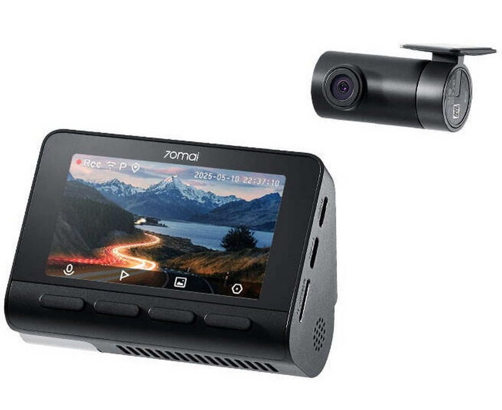 Set camera auto fata/spate 70Mai Dash Cam A800SE-1-4G, conexiune 4G, camera fata 4K, slot microSD