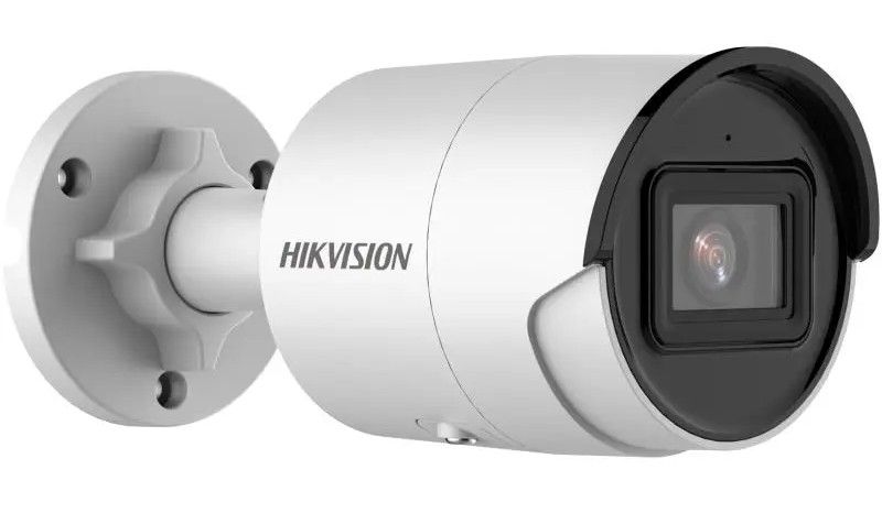 Camera IP, AcuSense DarkFighter, 4MP 2K, 2.8 mm, IR 40m, PoE, Microfon, MicroSD, Captare faciala, Hikvision DS-2CD2046G2-IU2.8(C)