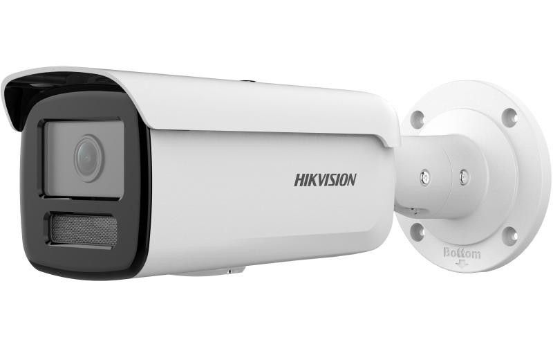 Camera de exterior IP, AcuSense, 2MP, DarkFighter, lentila 2.8mm, IR 80m, Slot microSD, PoE, IP67, Hikvision DS-2CD2T26G2-4I(2.8)(C)