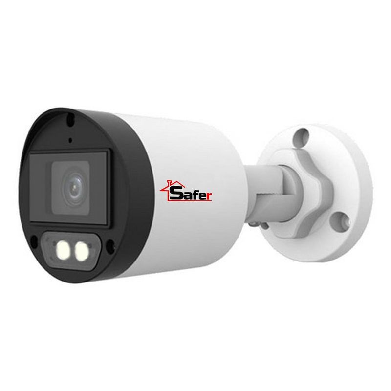 Camera de supraveghere, 2 MP Full HD, LED cu lumina alba 40 m, Microfon HDCVI, 2.8mm, Safer, SAF-BM2MP40F28-LED-A-(U)