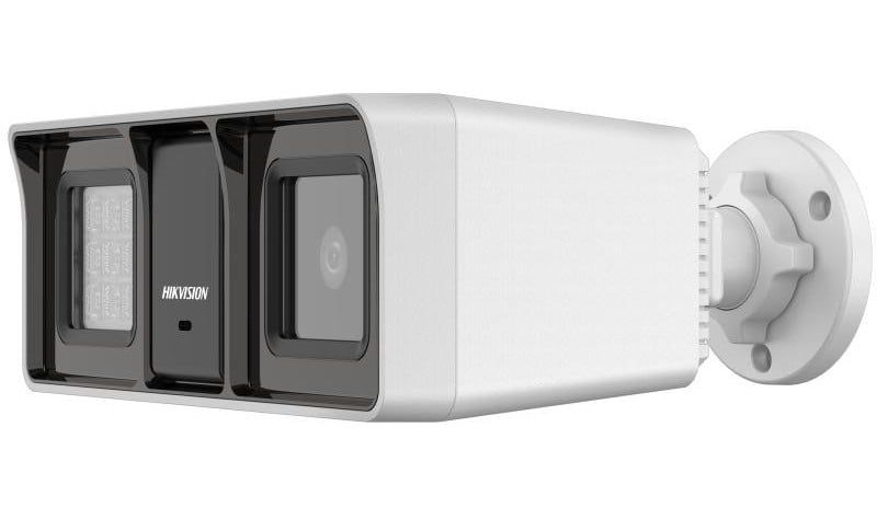Camera de supraveghere exterior, 2MP, 2.8mm, Smart Hybrid Light IR si LED 60m, Microfon, IP67, Hikvision DS-2CE18D0T-LFS28