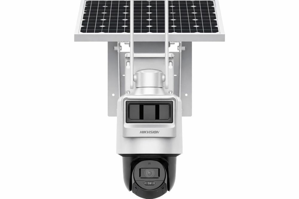 Camera de supraveghere 4G HiLook Hikvision, cu panou solar, 2MP, 4mm, IR 30m, difuzor si microfon, rotire si inclinare din aplicatie, IP66, slot MicroSD, PTZ-N2C200I-K/4G/C09S20(4mm)