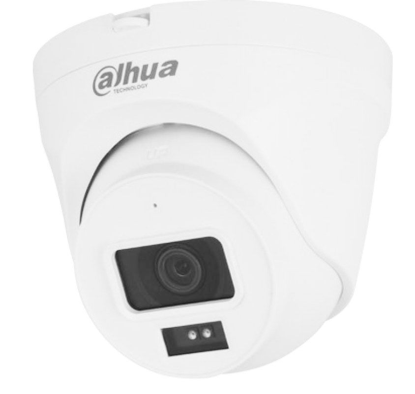 Camera de supraveghere IP dome Dahua Eco Series, 2MP FULL HD, lentila 3.6mm, IR 30m, Microfon, PoE, IP67, IPC-HDW1230T2-A