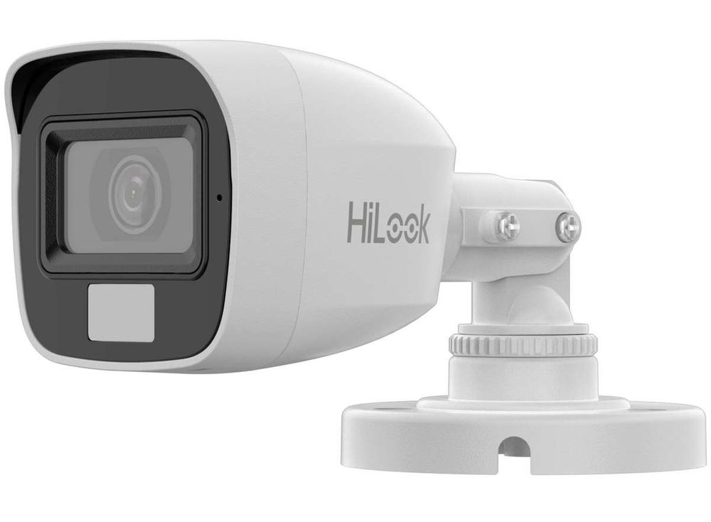 Camera de supraveghere exterior Hikvision HiLook THC-B127-LPS, HDTVI, 2MP, Iluminare Duala 20m, Microfon, IP66