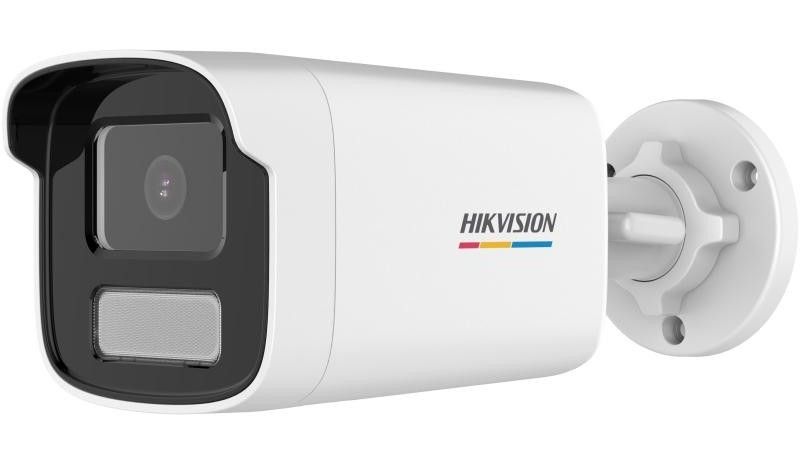 Camera de supraveghere exterior IP Hikvision DS-2CD1T47G2-L(4mm), 4MP ColorVu, 4mm, LED lumina alba 50m, PoE, IP67