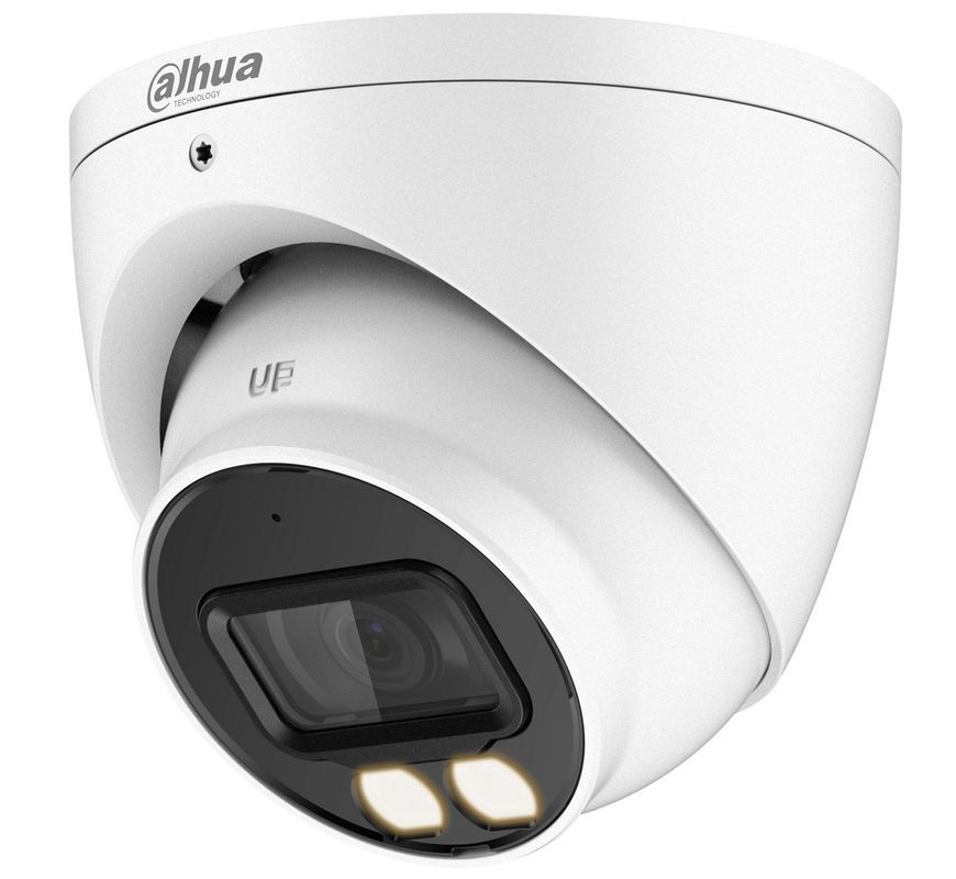 [RESIGILAT] Camera de supraveghere HDCVI Full Color, 5MP 2K, LED  alb 40m, 2.8mm, Microfon, Dahua, HAC-HDW1509T-A-LED-28-S2-R1