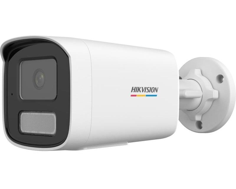 Camera de supraveghere IP Bullet, Hikvision DS-2CD1T47G2H-LIU(4mm), Iluminare Smart Hibryd 50m, 4mm, Microfon, PoE, IP67