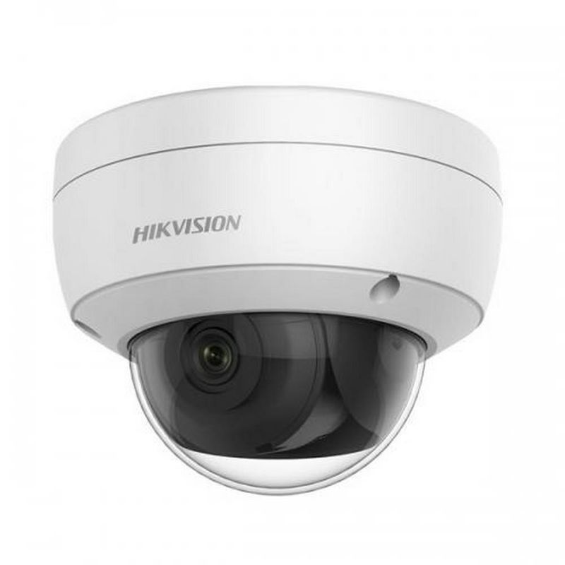 Camera de supraveghere IP Dome, Hikvision, 6 MP, 2.8 mm, IR 30m, microfon incorporat, DS-2CD2163G0-IU