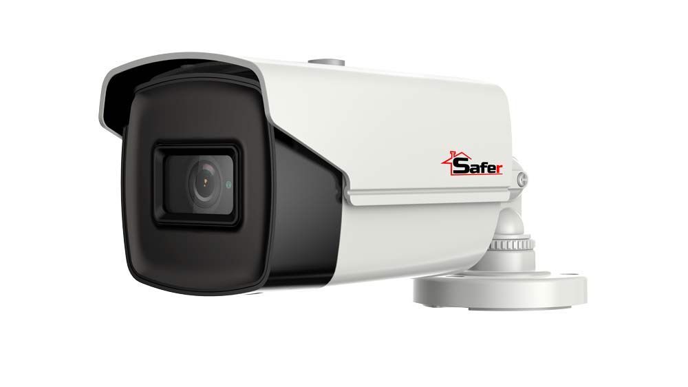 [RESIGILAT] Camera exterior Safer, 5 MP, Ultra low light, lentila 3.6mm, IR 80m, EXIR 2.0, 4 in 1, SAF-PRO-BM5MP80F36-ST-R
