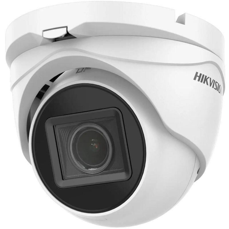 Camera de supraveghere Turret, 5MP, Varifocala, IR 40m, PoC, IP67, Hikvision DS-2CE79H0T-IT3ZE(C)