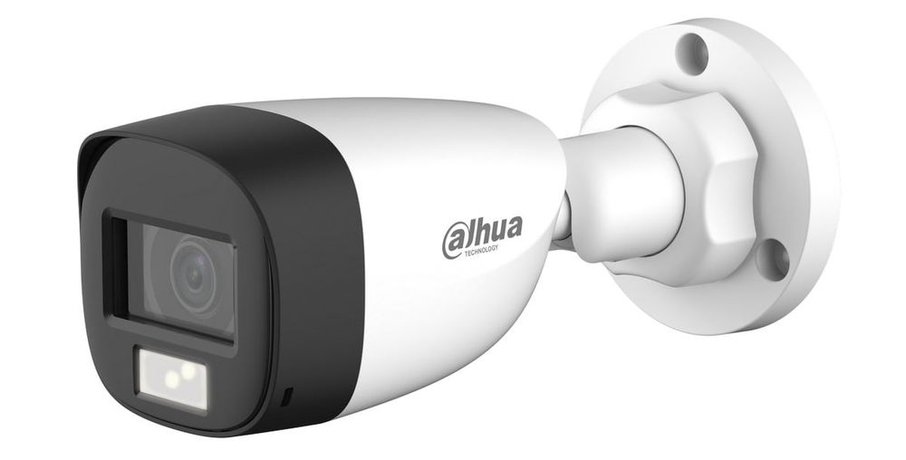 Camera supraveghere exterior HDCVI Dahua Eco Series HAC-HFW1200CL-IL-A-0280B-S6, Full HD, Iluminare duala 20m, Microfon